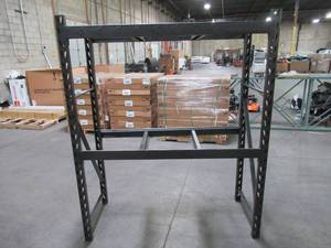 GLADIATOR Rack Shelving 60 x 24 x 72 Tall. 2 sets of adjustable rails. - Used in Warehouse.