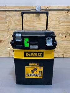 lot 81 image: DEWALT 16 in. 4-in-1 Cantilever Tool Box Mobile Work Center