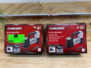 lot 88 image: HUSKY Lot of 2-  12-Volt Inflators