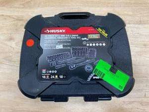lot 89 image: HUSKY 38 in. Drive 100-Position Universal SAE and Metric Mechanics Tool Set (60-Piece)