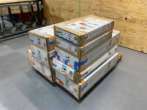 lot 101 image: HDX Lot of 8 Various Shelving Units