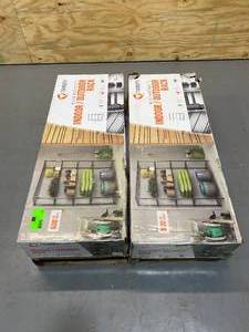 lot 102 image: TRINITY Lot of 2-  Black 5-Tier Steel Wire Shelving Units (48 in. W x 72 in. H x 18 in. D)