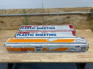 lot 107 image: Plastic Sheeting Lot of 3 Rolls