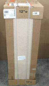 lot 53 image: Shaker Assembled 12x36x12 in. Wall Kitchen Cabinet in Satin White