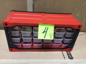 24-Compartment Small Parts Organizer, Red by TAFCO Product in good condition&nbsp
