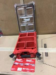 PACKOUT 5-Compartments Small Parts Organizer by Milwaukee in good condition&nbsp