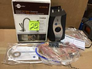 InSinkErator Involve Instant HotCold Water Dispenser System, Satin Nickel in good condition&nbsp