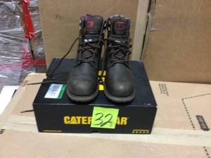 Womens Kenzie 6 Work Boots - Steel Toe - Bark Size 10(M) by CAT Footwear in good condition&nbsp