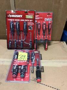 MIX LOT OF HUSKY TOOLS SETS in good condition&nbsp