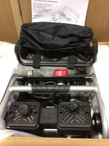 1 Gal. Portable Electric-Powered Silent Air Compressor by Husky in good condition&nbsp