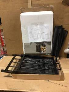 1.6 ft. Firewood Rack with Tote in good condition&nbsp