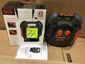 BLACKDECKER 300 Amp Portable Jump Starter in good condition&nbsp