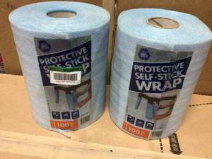 12 in. x 100 ft. Self-Stick Furniture Foam Wrap by Pratt Retail Specialties in good condition&nbsp