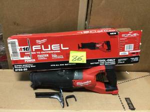 M18 Fuel 18-Volt Lithium-Ion Brushless Cordless Super Sawzall Orbital Reciprocating Saw (Tool-Only) by Milwaukee in good condition&nbsp