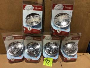 Universal 5-Spray 5.66 in. Single Wall Mount Low Flow Fixed Rain Shower Head in Polished Chrome by Pfister in good condition&nbsp