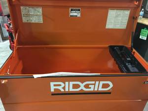 RIDGID 60 in. 0-Drawer Universal Storage Top Chest 60R-OS with damage  please review the pictures