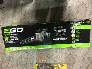 EGO 18 inch Cordless Chainsaw in good condition