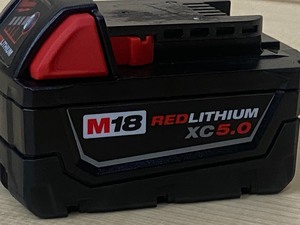 lot 42 image: Milwaukee Red-Lithium XC-5.0 Battery