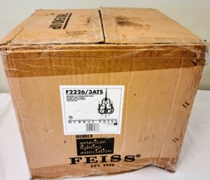 lot 41 image: Feiss Bronze Chandelier