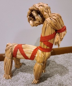 lot 44 image: Trio of Vintage Swedish Christmas GoatsYul Bocks