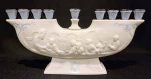 lot 54 image: Lladro Menorah