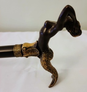 lot 72 image: Amazing Mermaid Handled Cane