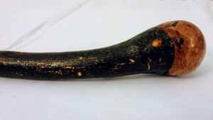 lot 75 image: Blackthorn Wood Cow Herding Cane