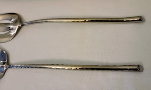 lot 93 image: Lotus Stem Serving Set By Michael Aram