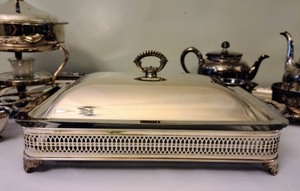 lot 98 image: Large Variety of Silver Plated Servingware and Tea Set