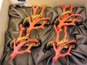 lot 97 image: LObjet Coral Napkin Holders