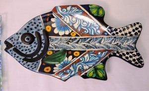 lot 112 image: Variety of Colorful Serving Platters