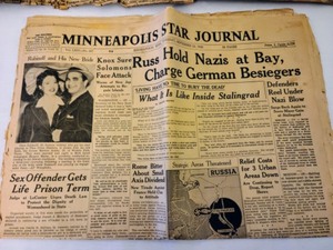 lot 122 image: Vintage Minneapolis Newspapers