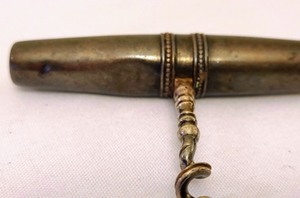 lot 129 image: Vintage Sterling Corkscrew