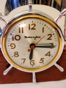 lot 133 image: Vintage Mastercrafters Ship Clock