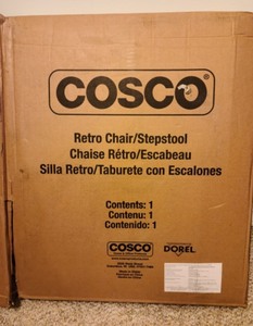 lot 158 image: Cosco Retro ChairStepstool (NEW)