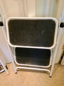 lot 159 image: Pair of Folding Step Ladders