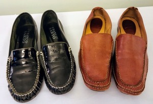 lot 176 image: Ladies Leather Loafers