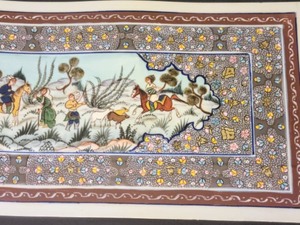 lot 182 image: Framed Decorative Print