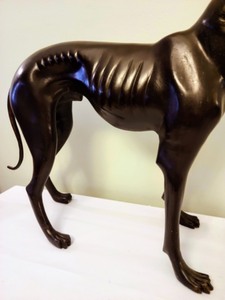 lot 184 image: Metal Dog Sculpture