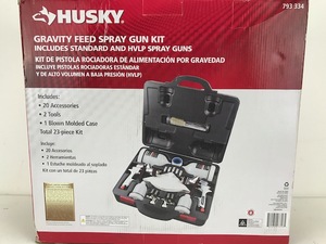 Husky Gravity Feed Spray Gun Kit
