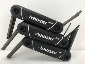 SAEMetric Folding Hex Key Set With Bonus Torx Set (3-Piece)