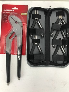 Husky 12 Joint Pliers and 5-Piece Needle Nose Pliers Set