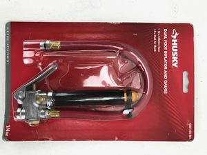 Husky Dual Foot Inflator and Gauge