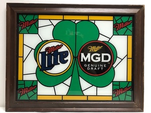 Miller Shamrock Bar Wall Sign