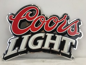 Coors Light Metal Beer Sign