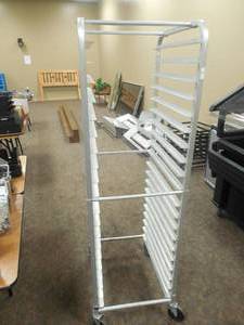 20 TIER ALUMINUM RACK