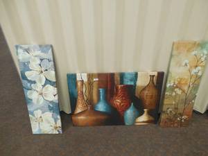 3 Piece Cavas Art Set