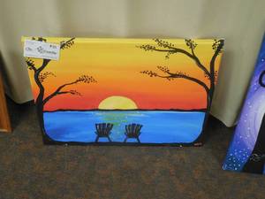 Sunset Canvas print 16 x 20