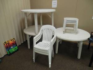 Patio  Outdoor table lot