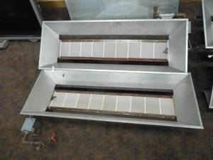 (2) 60,000 BTU NATURAL GAS HIGH INTENSITY RADIANT POWER PILE INDUSTRIAL HEATER